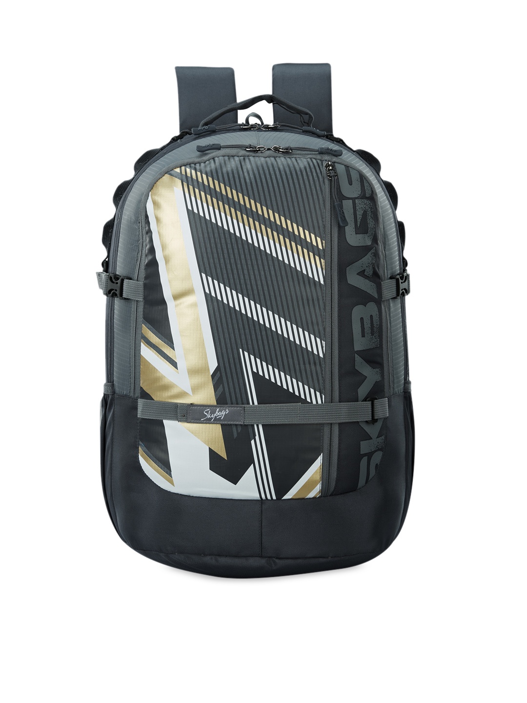 

Skybags Unisex Grey Printed Backpack