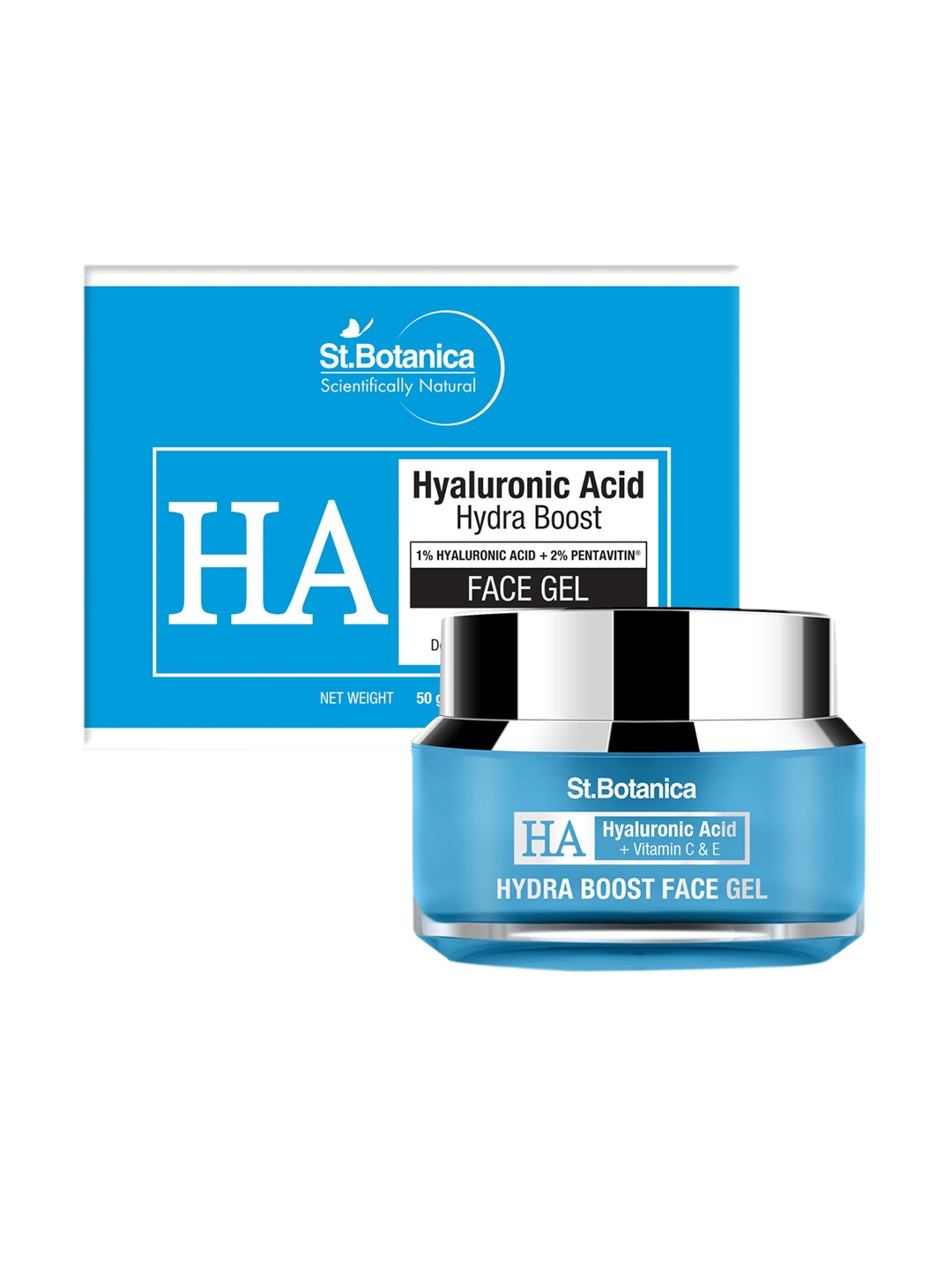 

StBotanica Hyaluronic Acid Hydra Boost Face Gel 50g, Blue