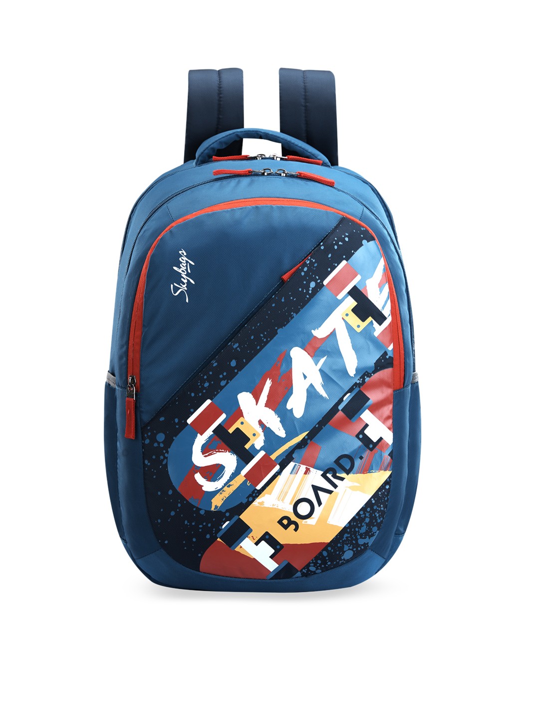 

Skybags Unisex Kids Blue Graphic Print Backpack