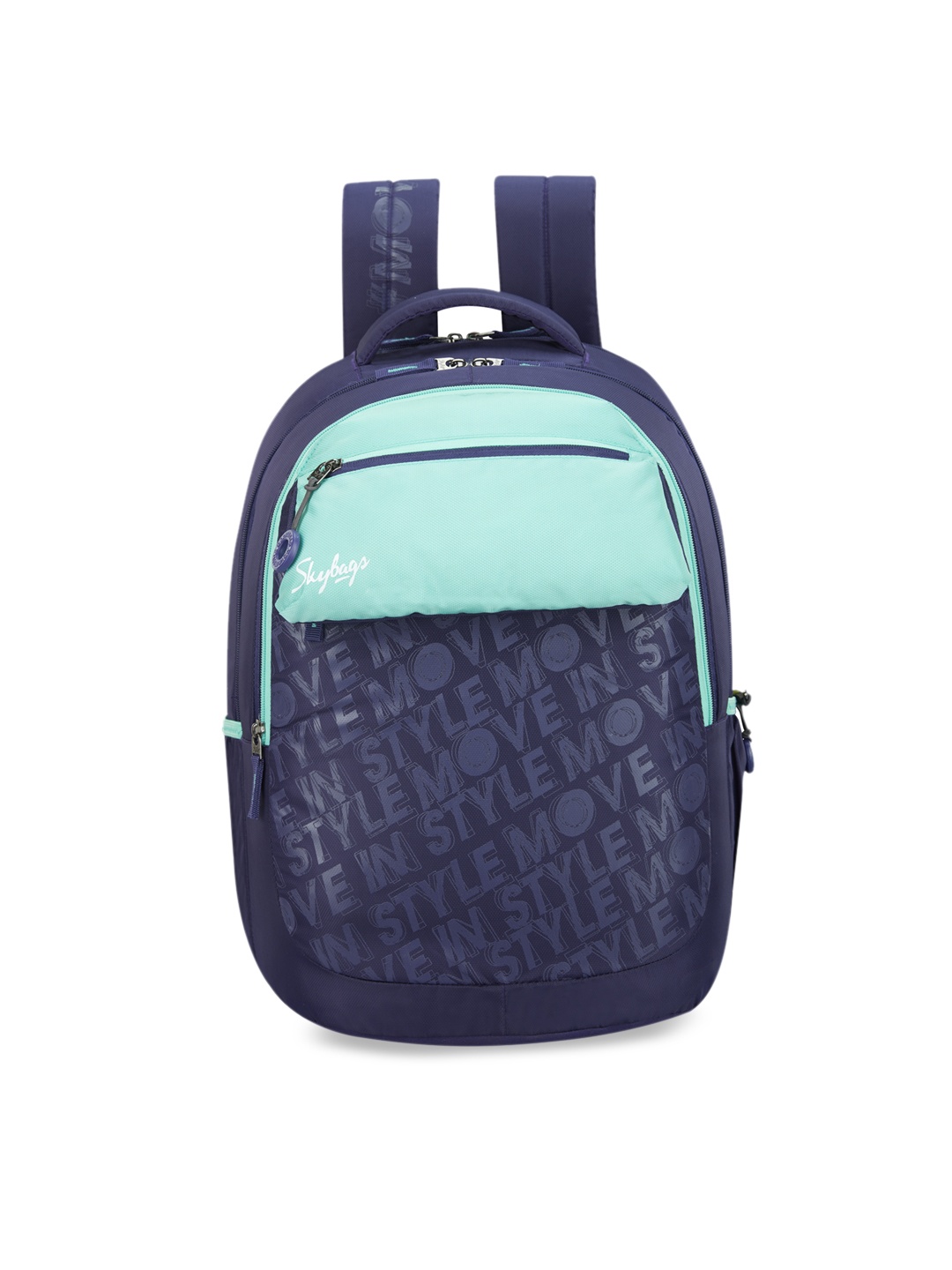 

Skybags Unisex Kids Purple & Blue Graphic Backpack