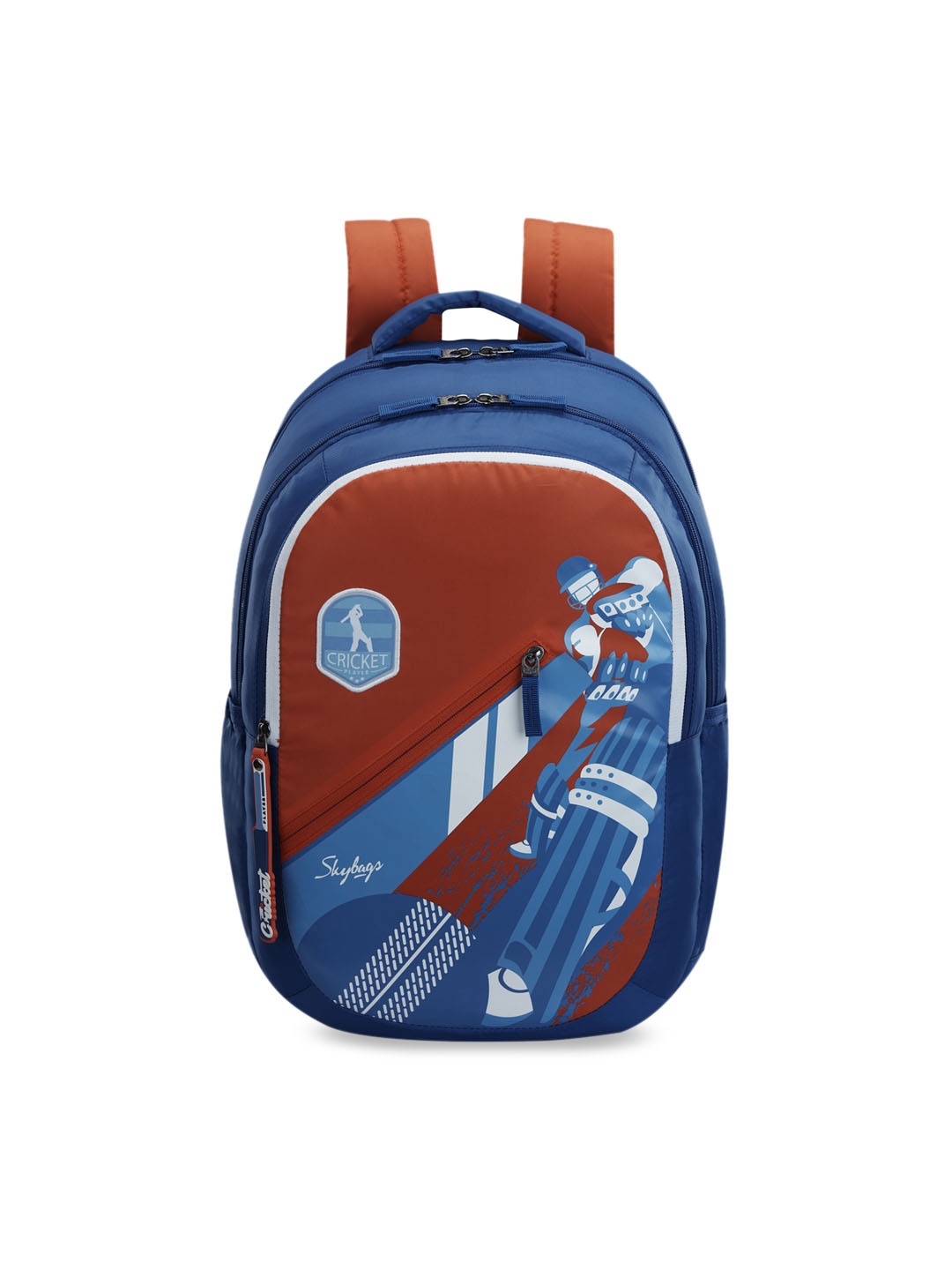 

Skybags Unisex Kids Blue Graphic Backpack