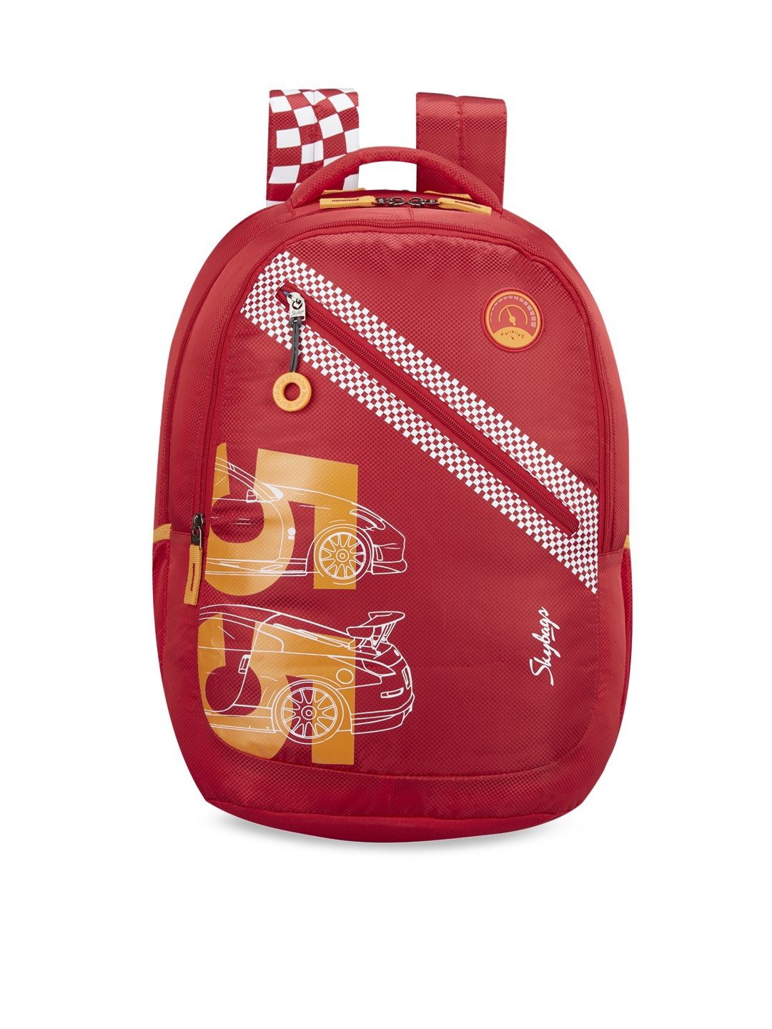 

Skybags Kids Red Graphic Backpack