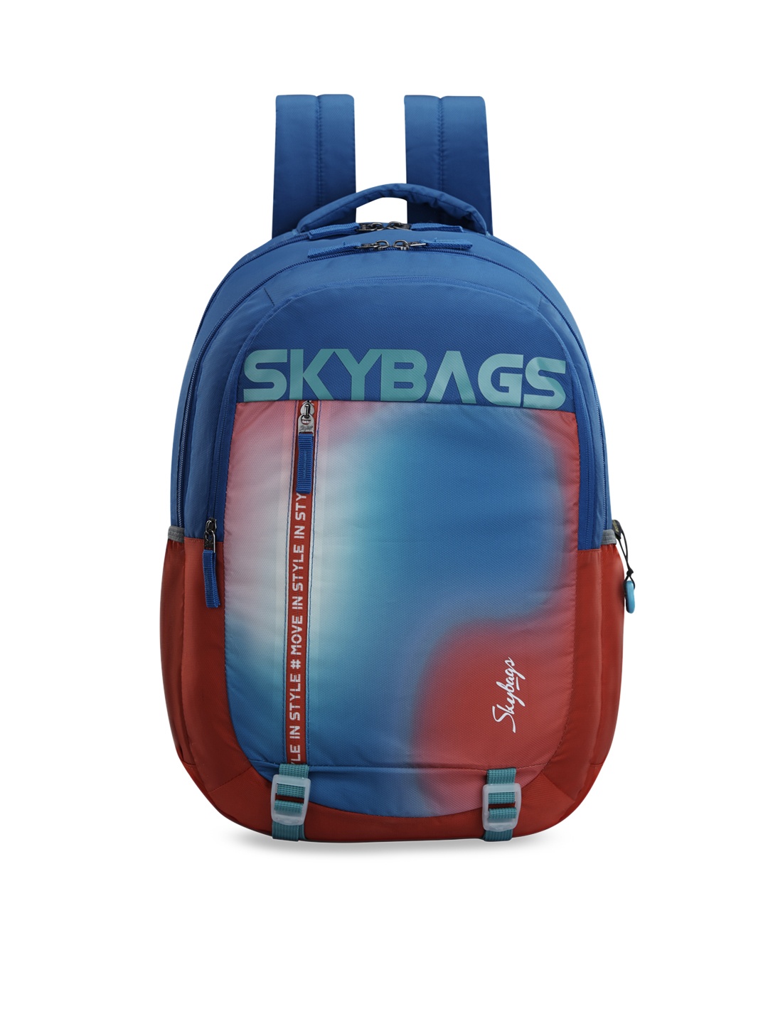 

Skybags Kids Blue Colourblocked Backpack