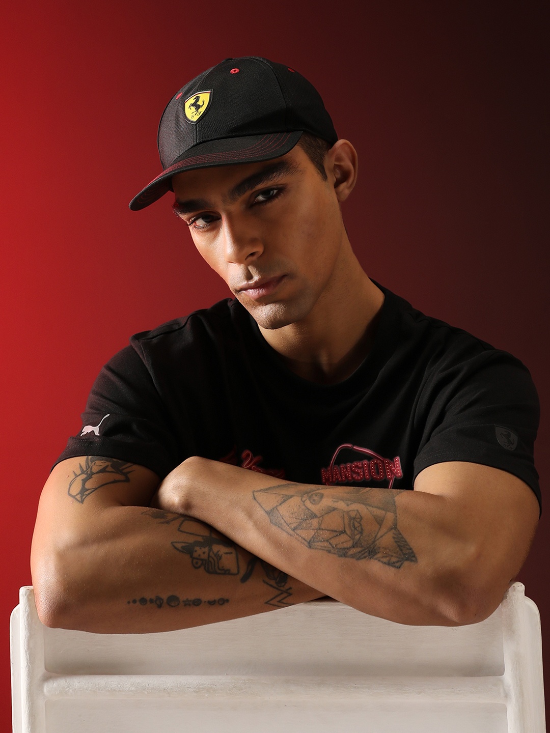 

PUMA Motorsport Unisex Black Solid Snapback Ferrari Fanwear BB Cap