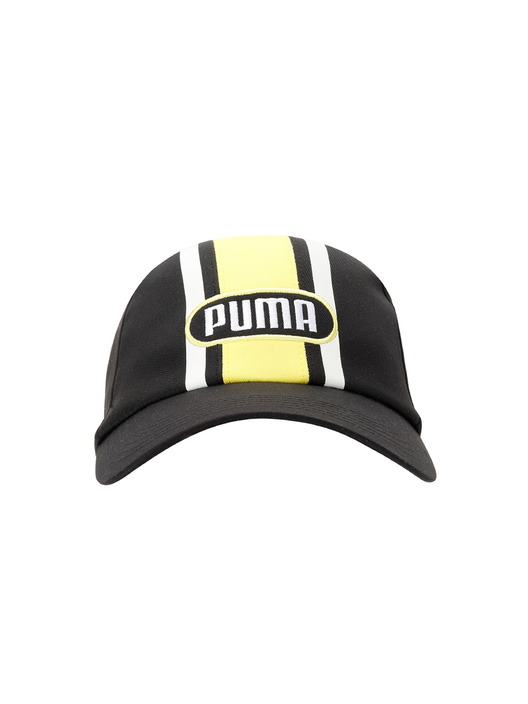 

Puma Unisex Black & Yellow Colourblocked Archive 97 Snapback Cap