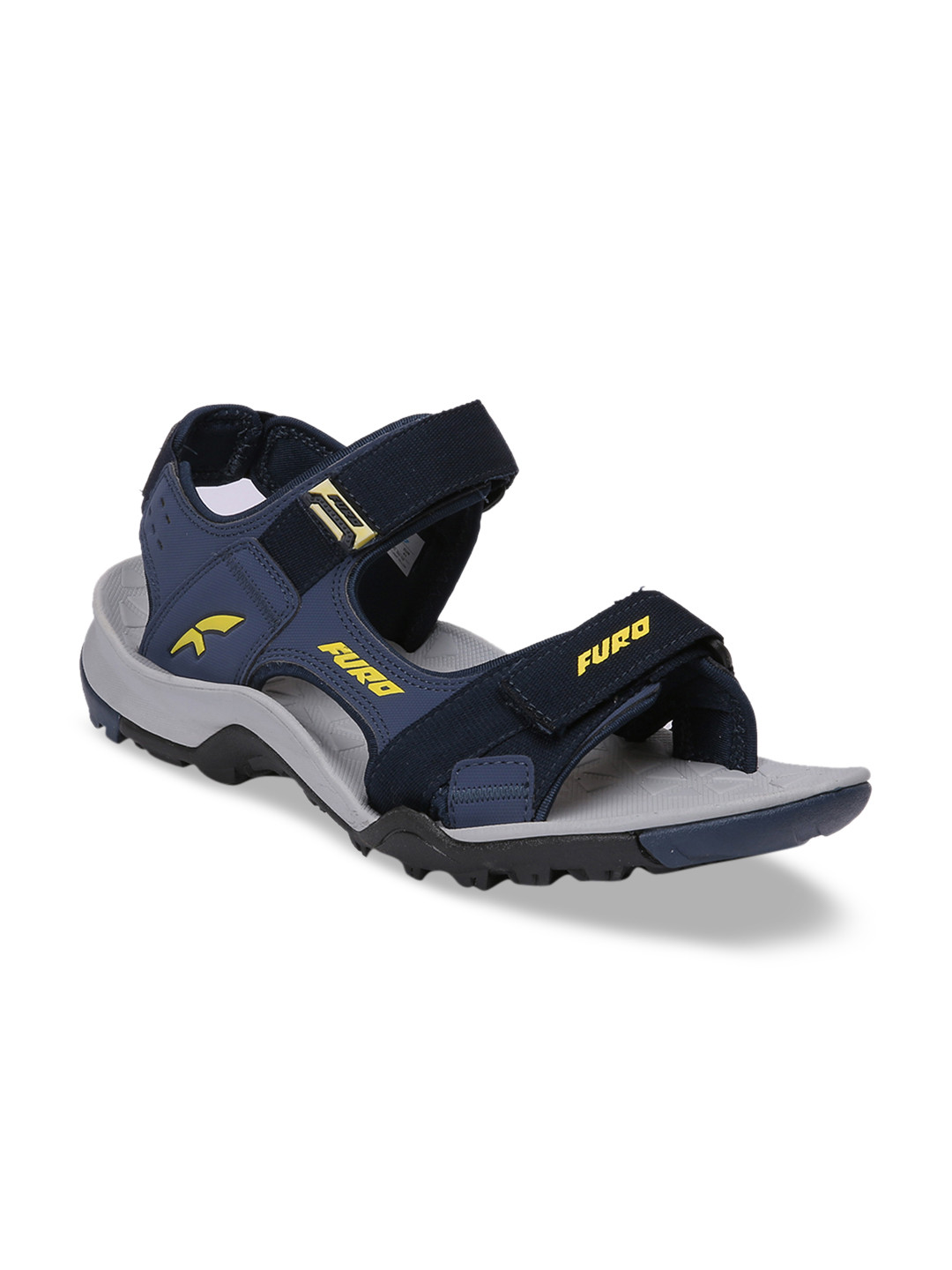 

FURO by Red Chief Men Blue & Black Sports Sandals, Navy blue