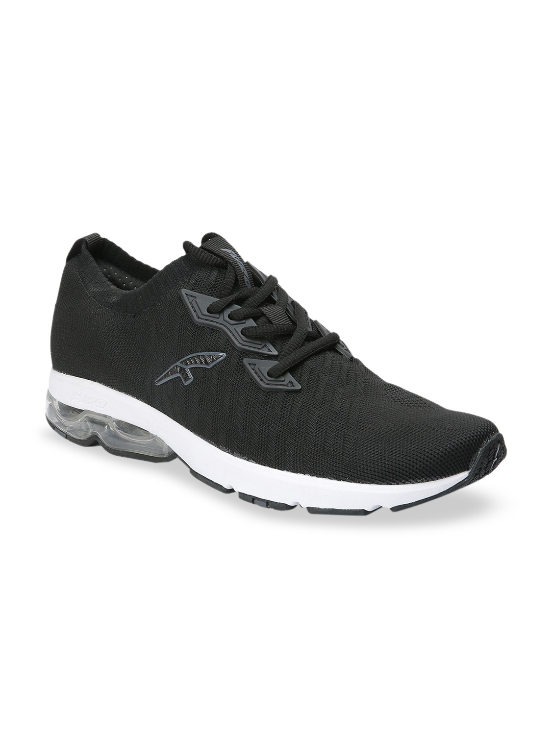 

FURO by Red Chief Men Black Mesh Running Shoes