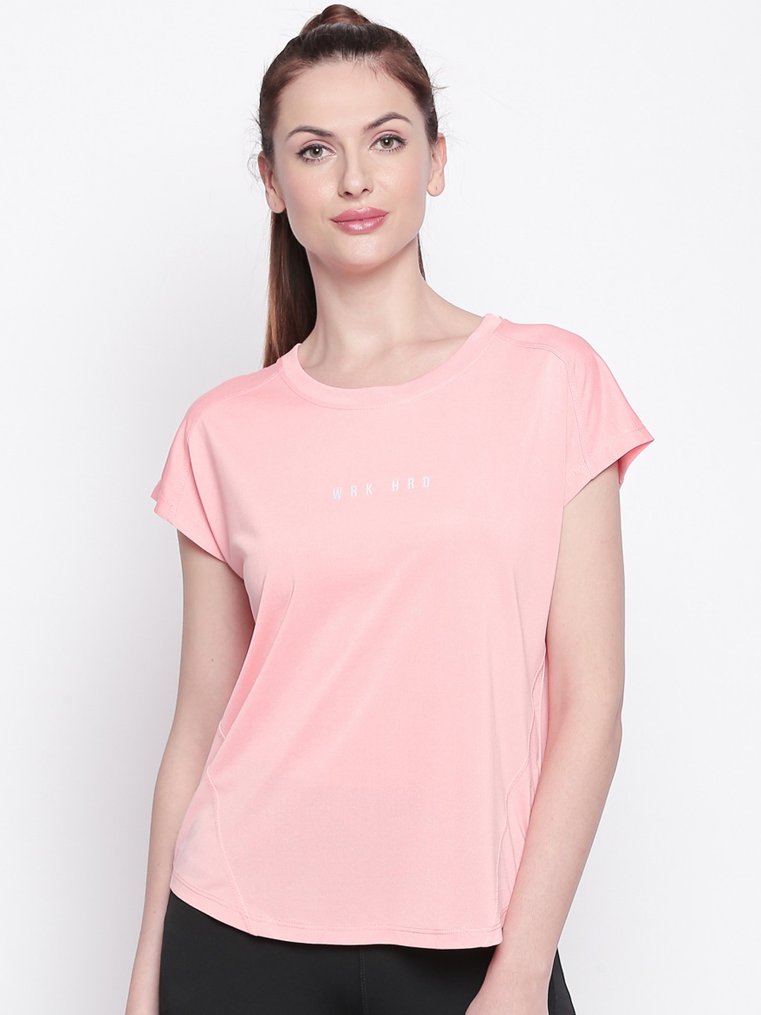 

Ajile by Pantaloons Women Rose Pink Printed Top