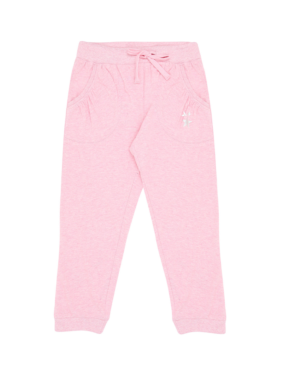 

Pantaloons Junior Girls Pink Solid Straight-Fit Joggers