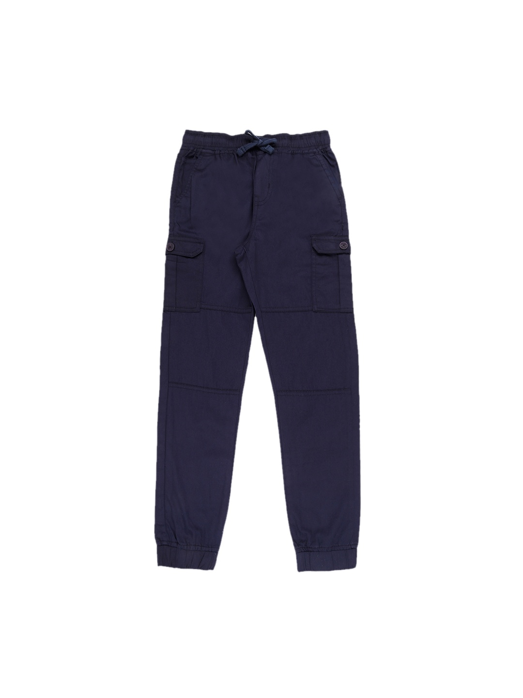 

Pantaloons Junior Boys Navy Blue Regular Fit Solid Joggers