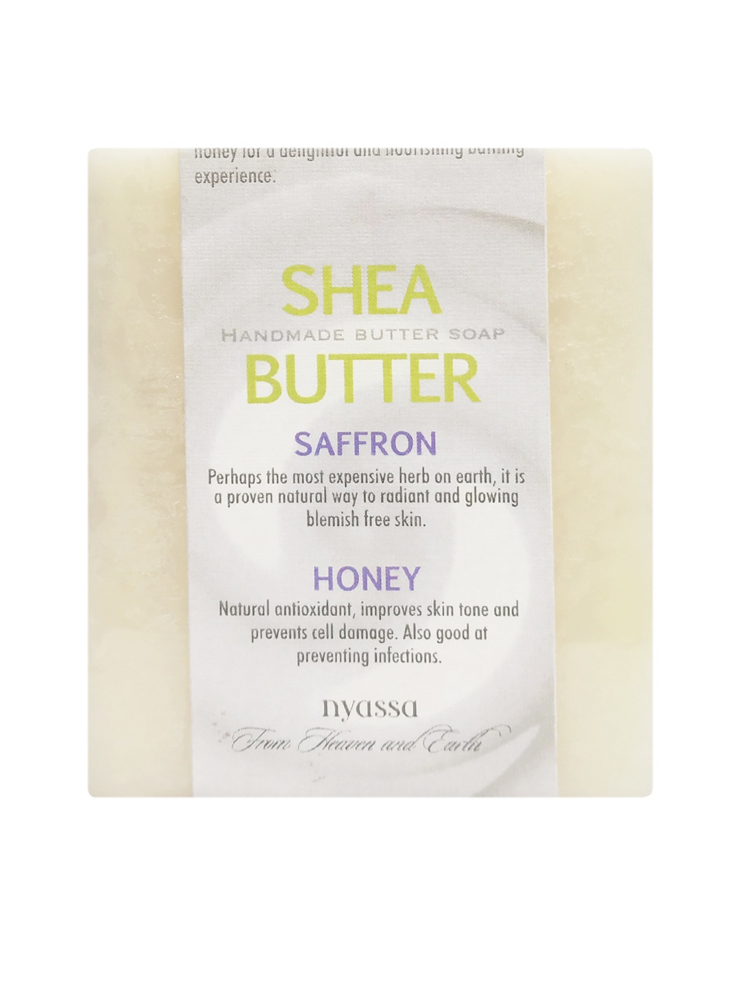 

Nyassa Shea Butter Soap 150 g, Off white