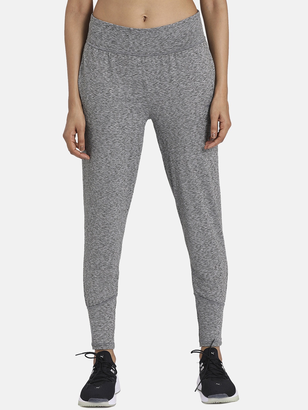 

Puma Women Grey Self Design Trackpants