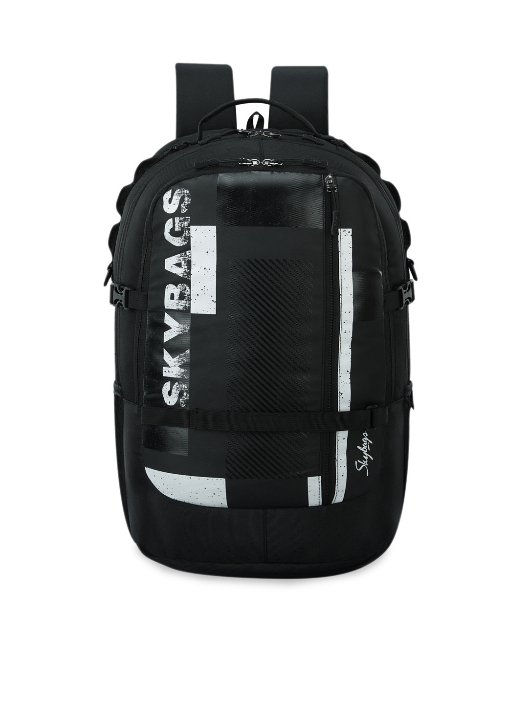 

Skybags Unisex Green & White Brand Logo Backpack