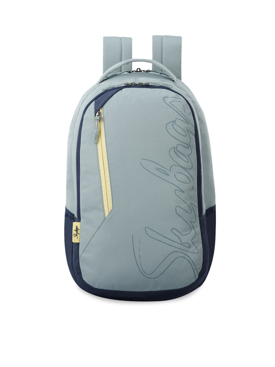 

Skybags Unisex Blue & Yellow Brand Logo Backpack