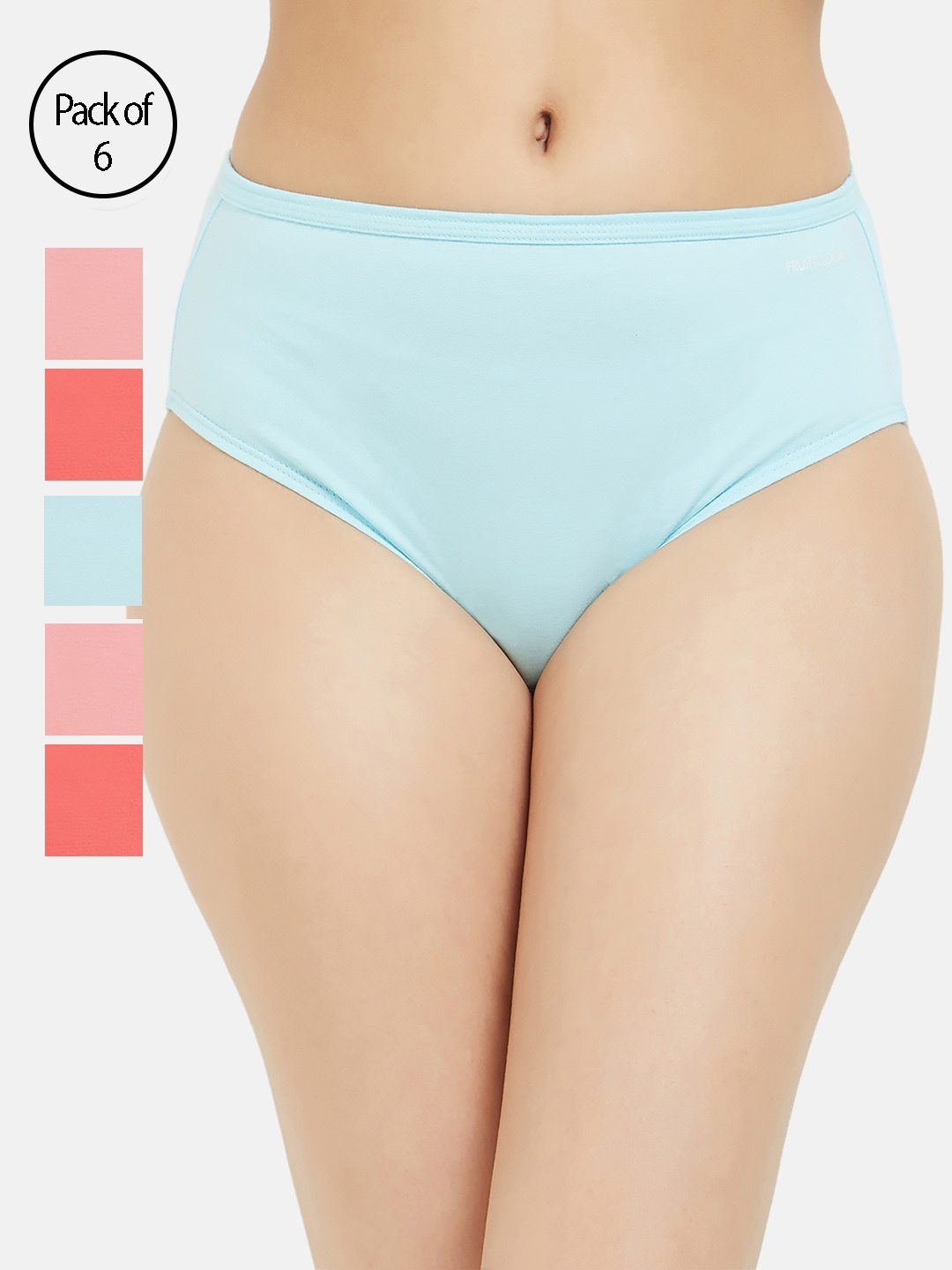 

Fruit of the loom Women Pack of 6 Solid Basic Briefs FHPS01-3P-LA2S9, Pink