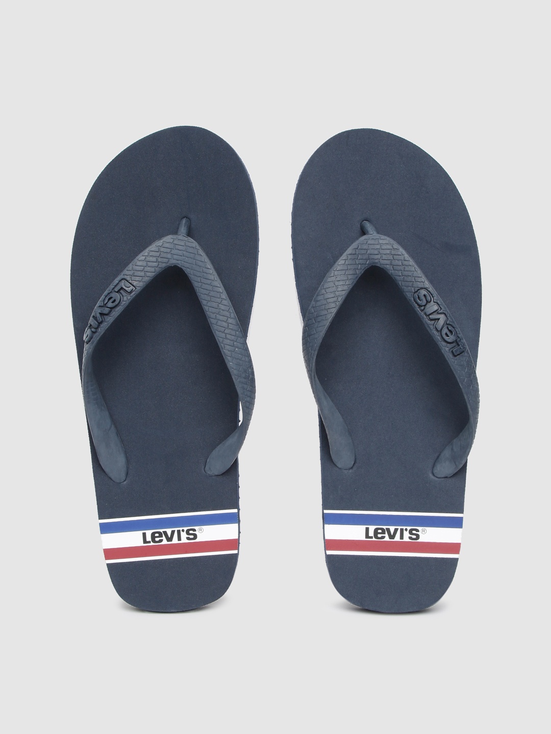 

Levis Men Navy Blue Solid Thong Flip-Flops