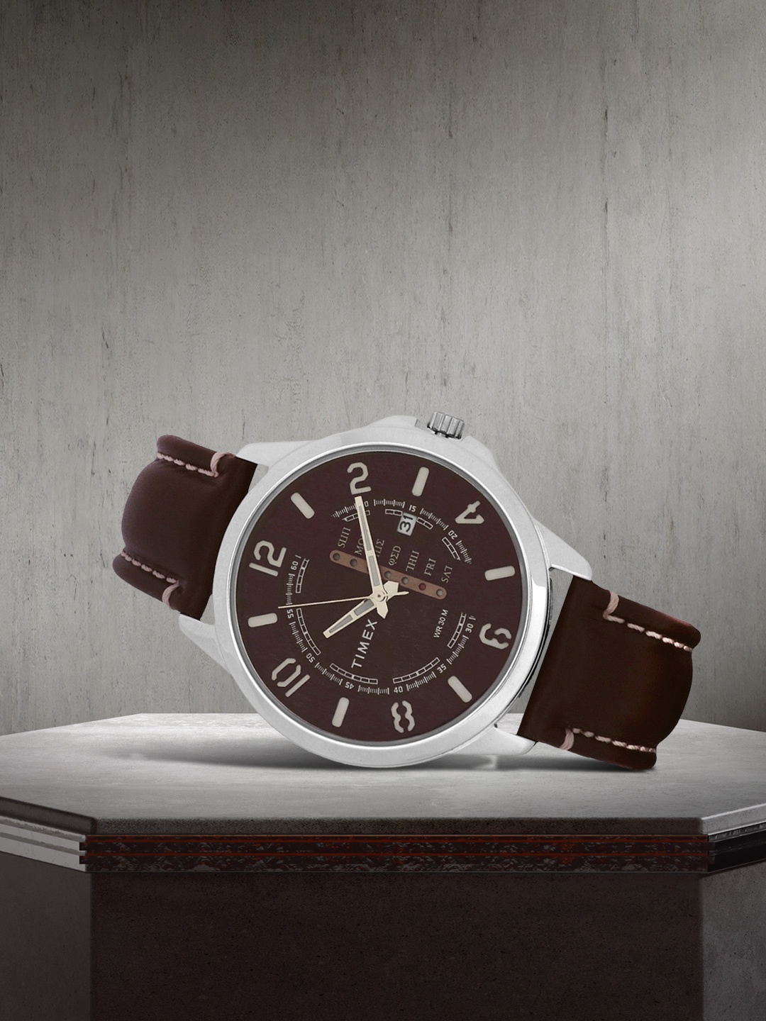 

Timex Men Brown Analogue Watch - TWEG16503, Coffee brown
