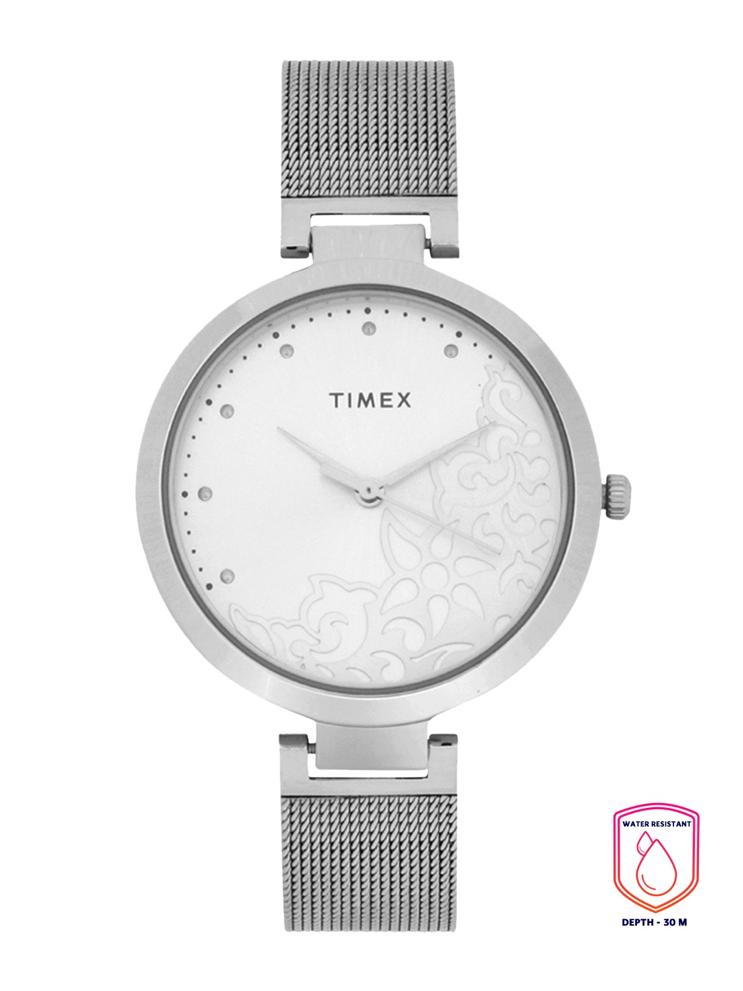 

Timex Women Silver-Toned Analogue Watch - TW000X216