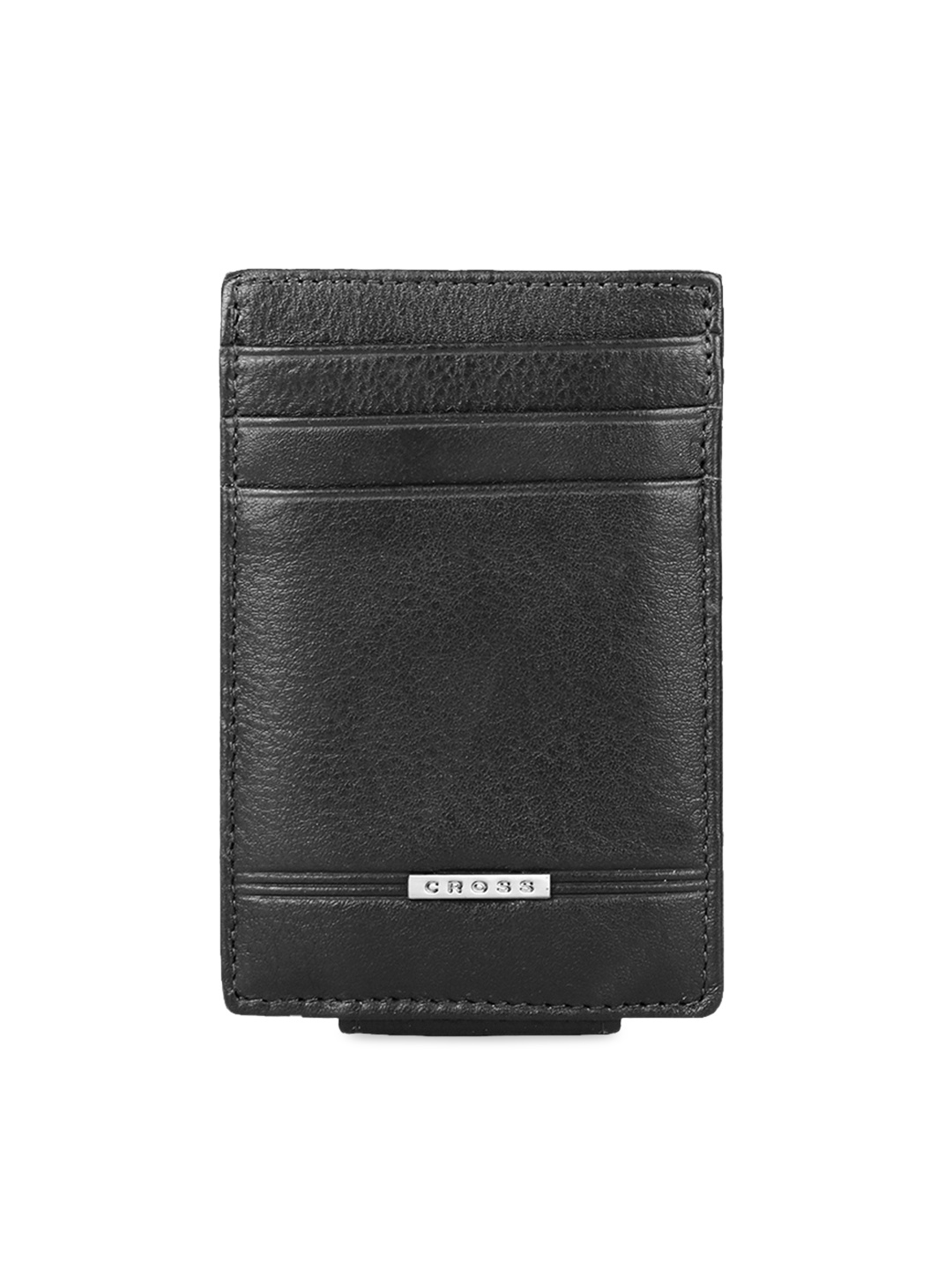 

Cross Men Black Solid Genuine Leather Money Clip