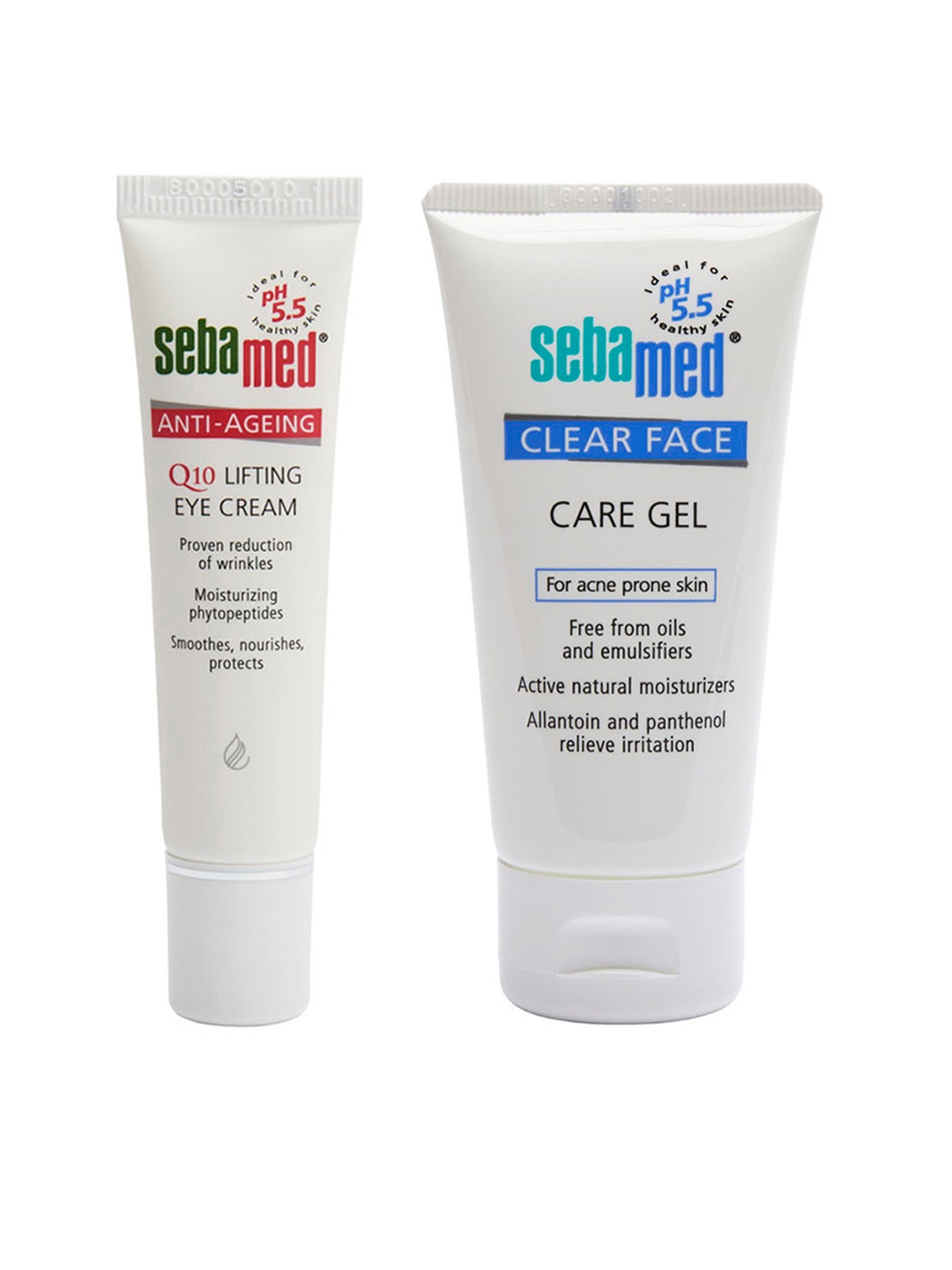 

Sebamed Set of Anti-Aging Q10 Lifting Eye Cream & Clear Face Gel, White