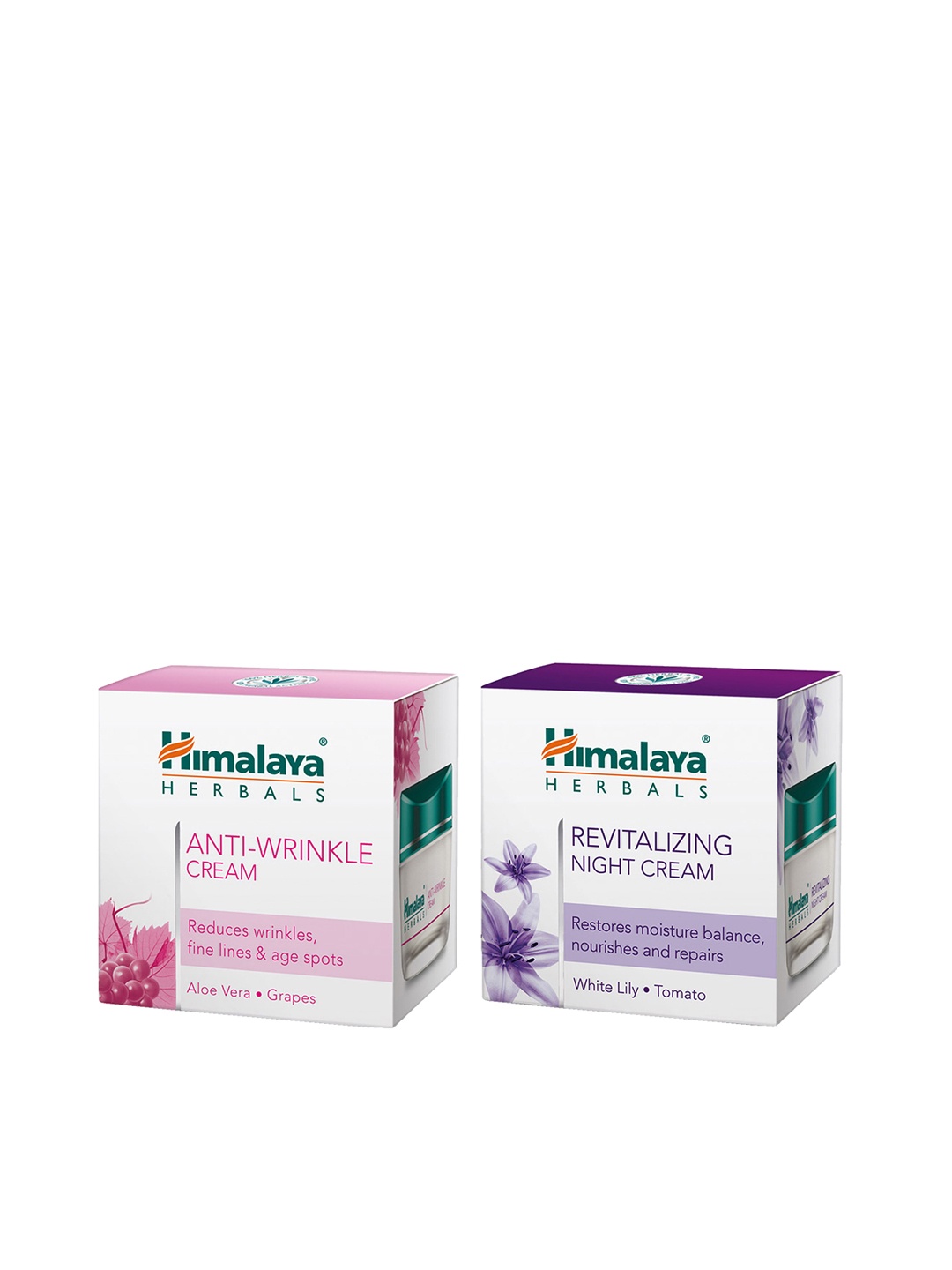 

Himalaya Set of Anti-Wrinkle Cream & Revitalizing Night Cream, White