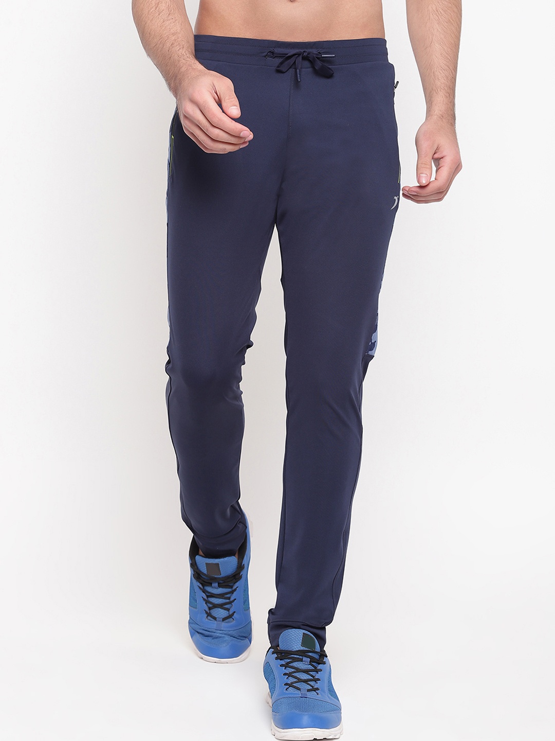 

SAPPER Men Navy Blue Solid Slim-Fit Joggers