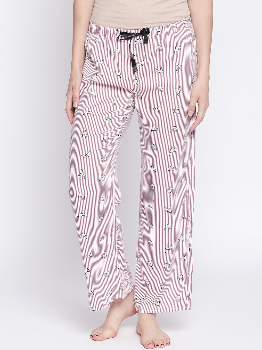 

Dreamz by Pantaloons Women Pink Printed Lounge Pant