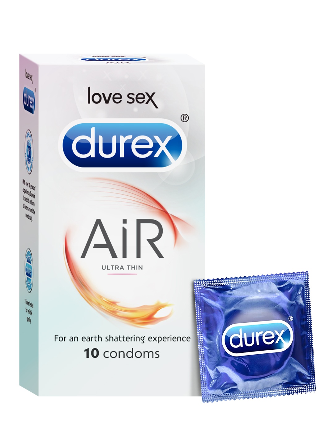 

Durex Air Ultra Thin Lubricated Condoms - 10 Count, White