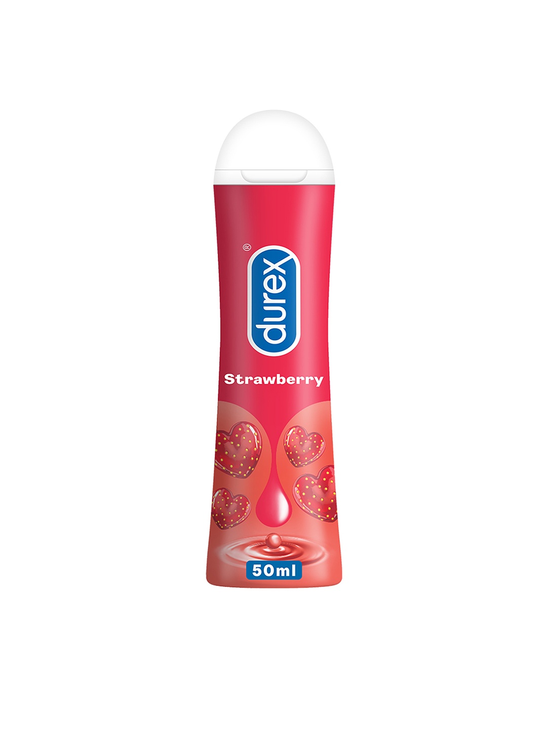 

Durex Play Saucy Strawberry Flavoured Lubricant Gel 50 ml, Red