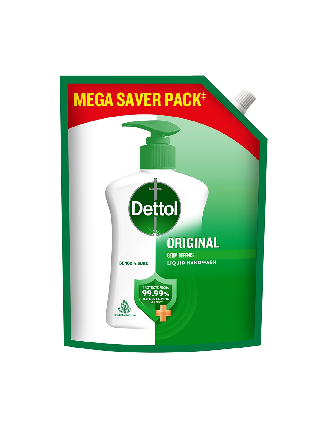 

Dettol Unisex Original Everyday Protection Liquid Hand Wash 1.35 L, Green