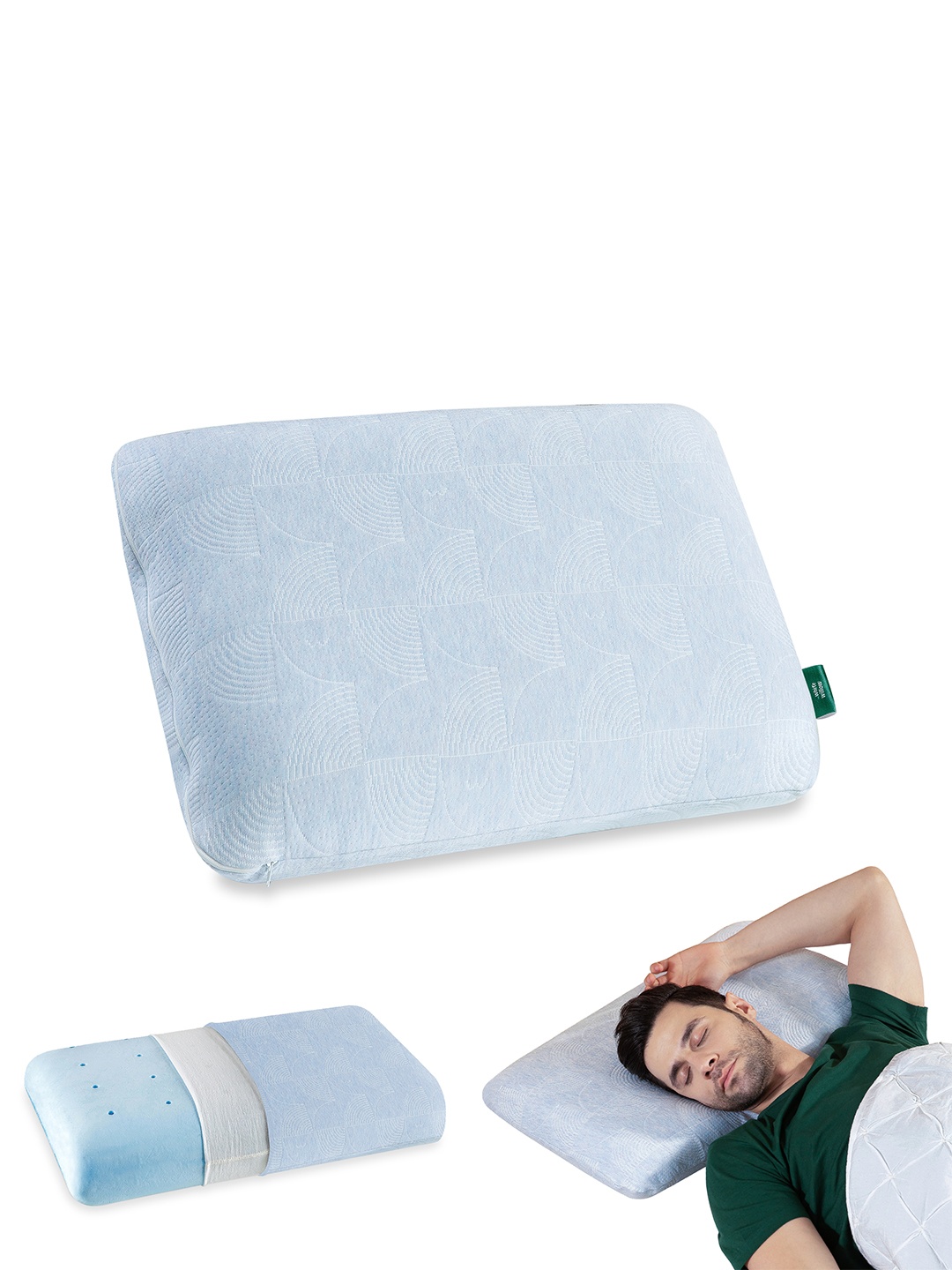 

The White Willow White Regular Orthopedic Cooling Gel Memory Foam Bed Pillow