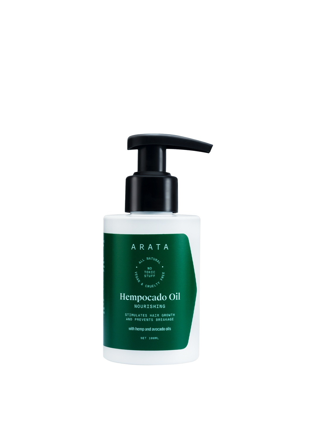 

ARATA Natural Nourishing Hempocado Hair Oil 100 ml, White