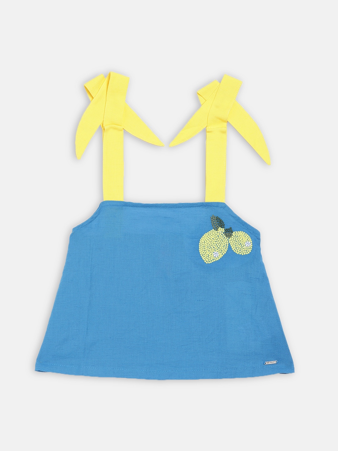 

Blue Giraffe Girls Blue Solid A-Line Top