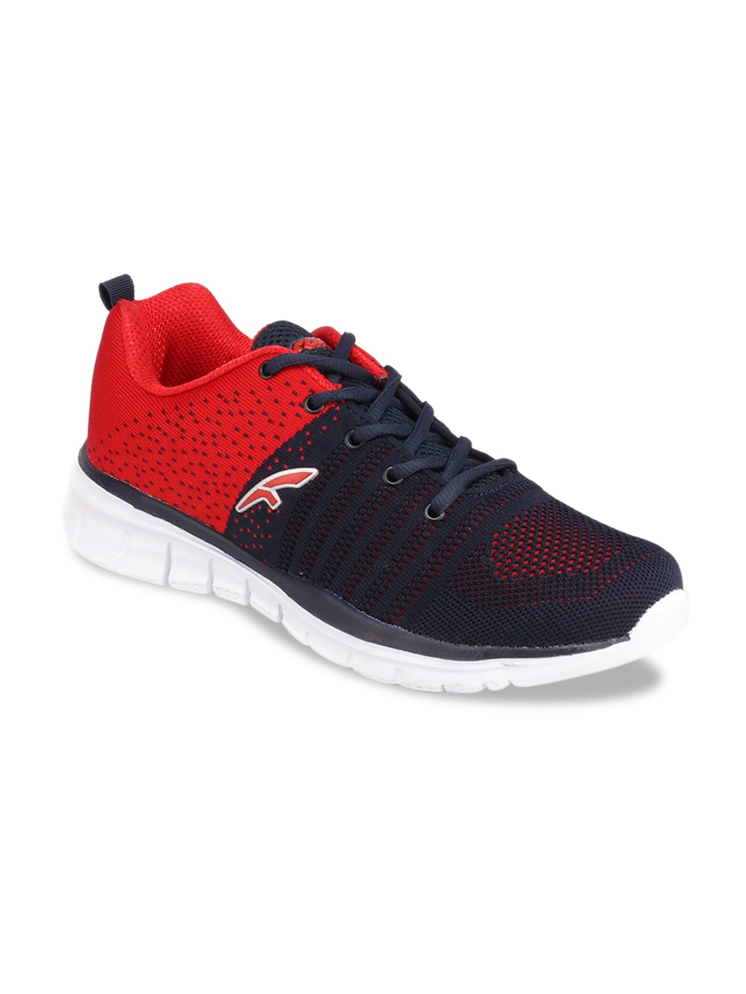 

FURO by Red Chief Men Red & Navy Blue Mesh Running Shoes