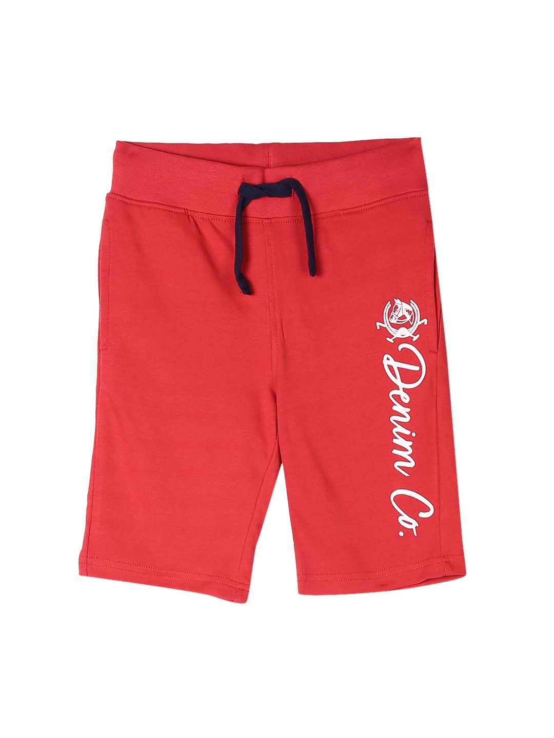 

U.S. Polo Assn. Kids Boys Red Printed Regular Fit Regular Shorts