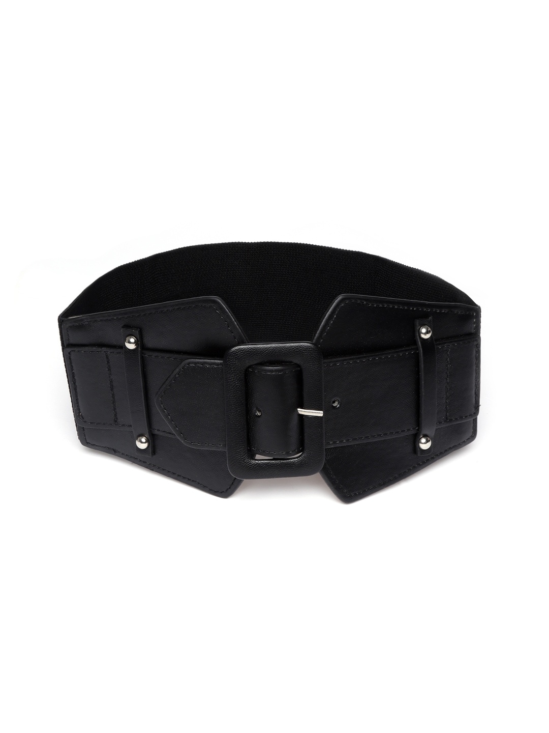 

20Dresses Women Black Solid Wide Belt