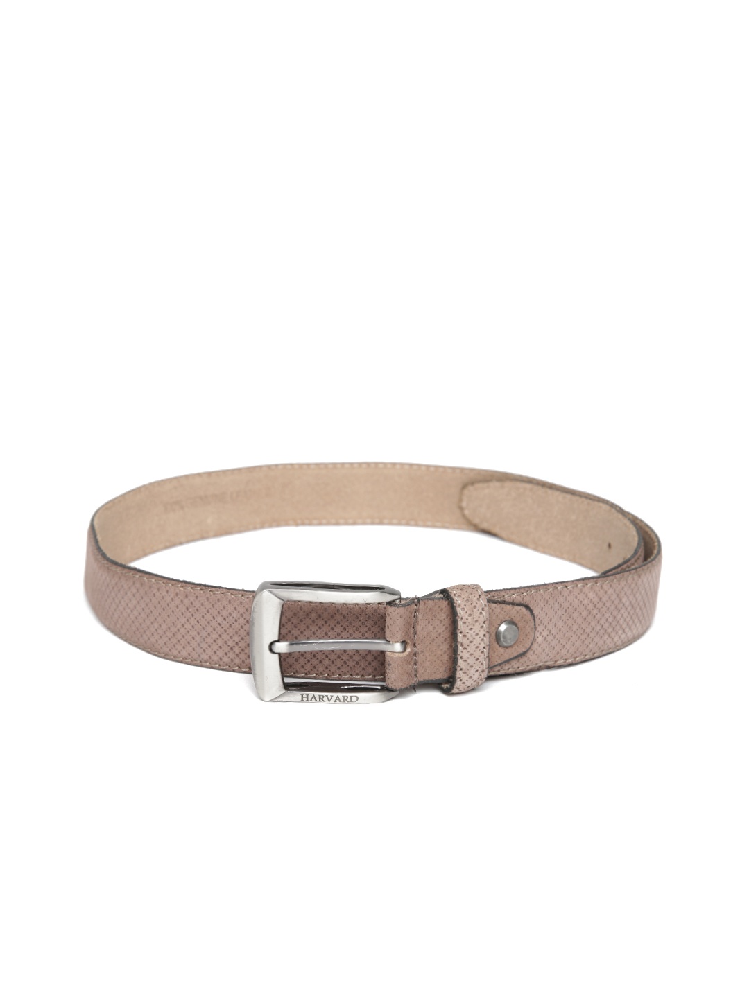 

Harvard Men Brown Textured Genuine Leather Belt