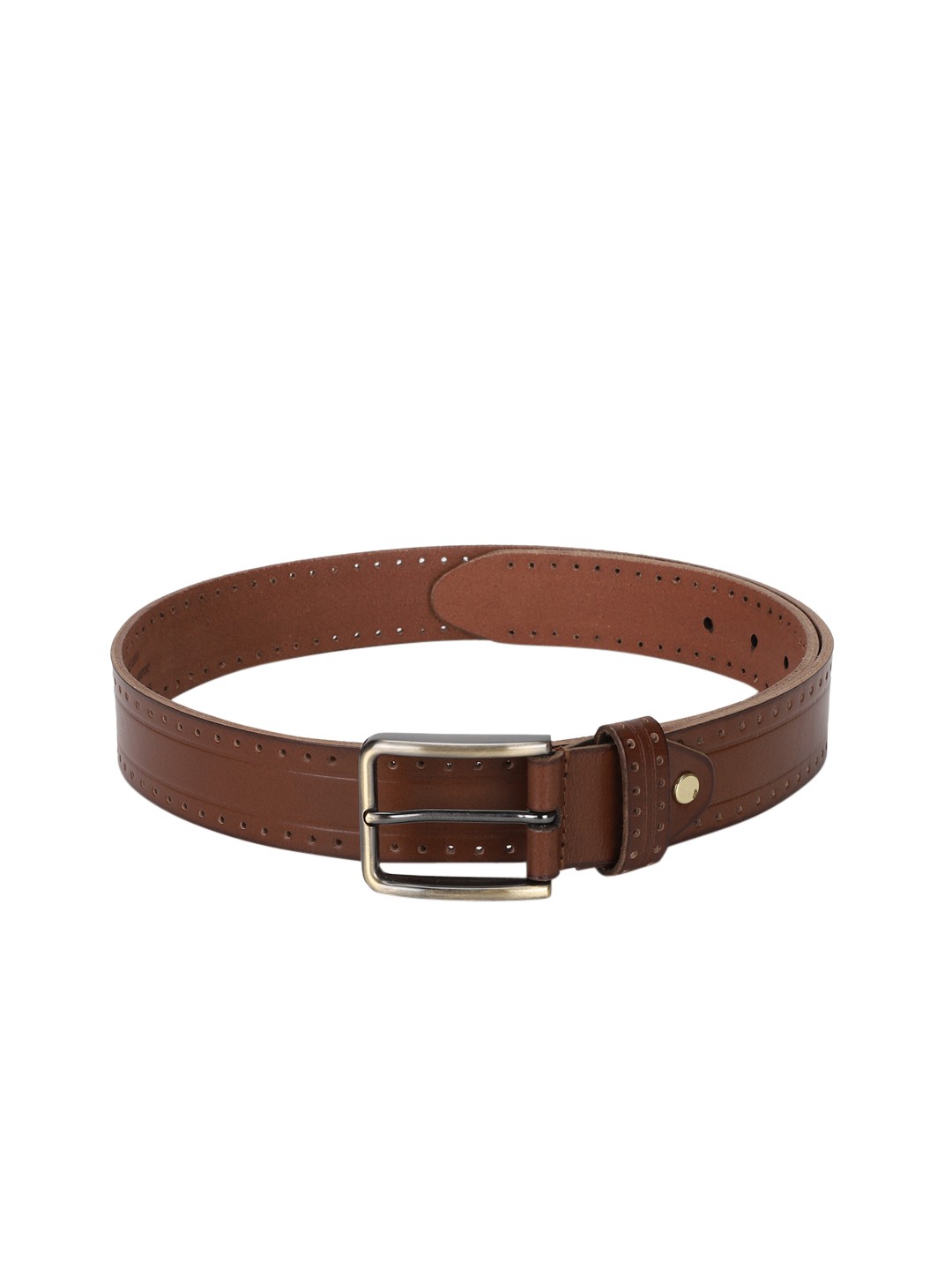 

Allen Solly Men Brown Solid Leather Belt