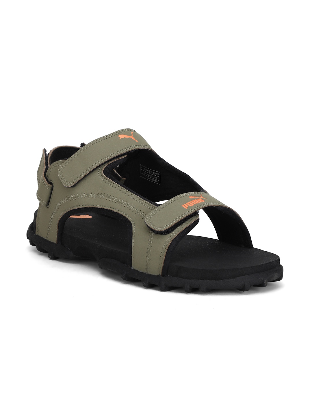 

PUMA Unisex Olive Green Range Solid Sports Sandals