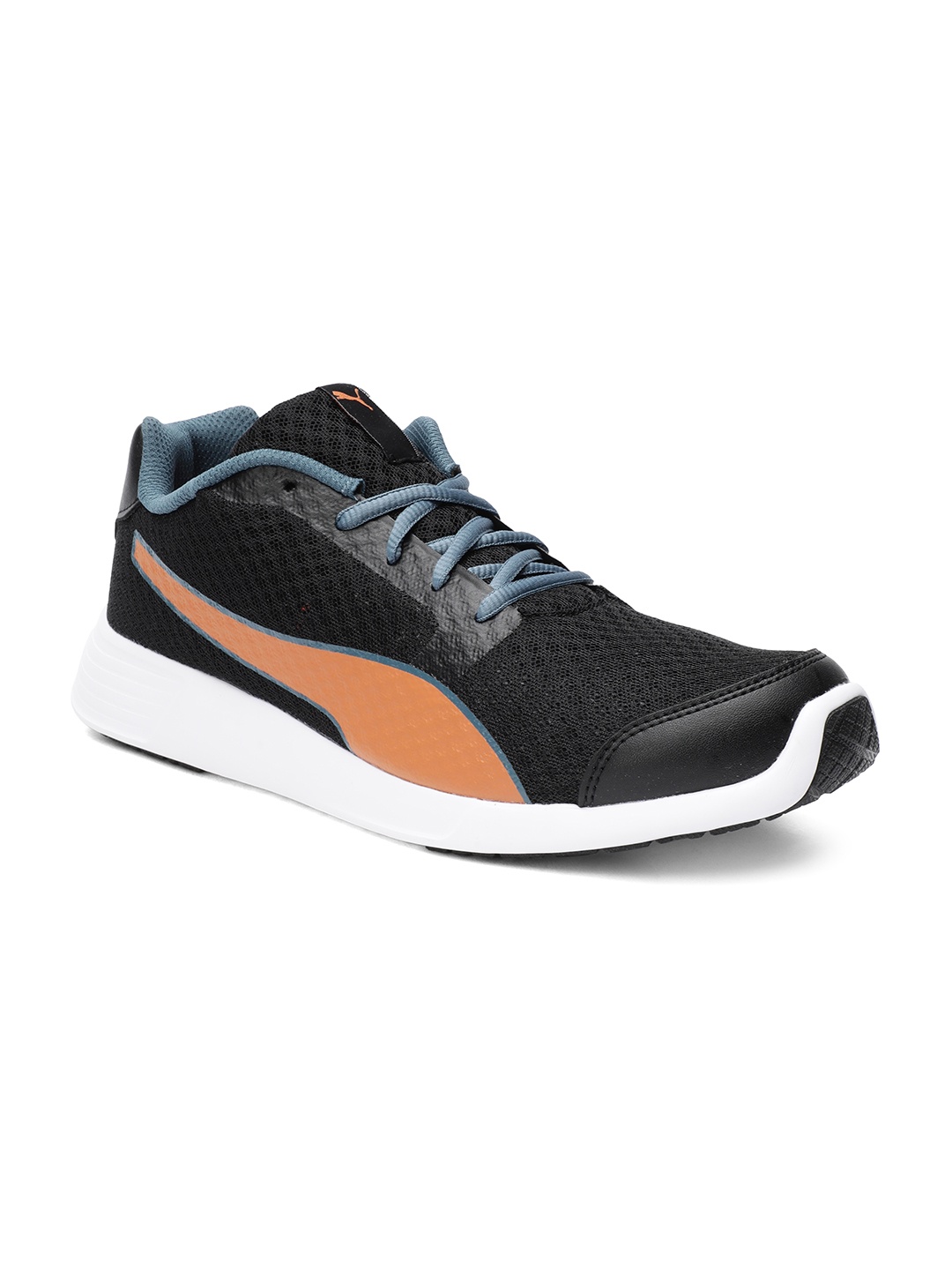 

Puma Men Black Orange Colourblocked Nocturnal Sneakers