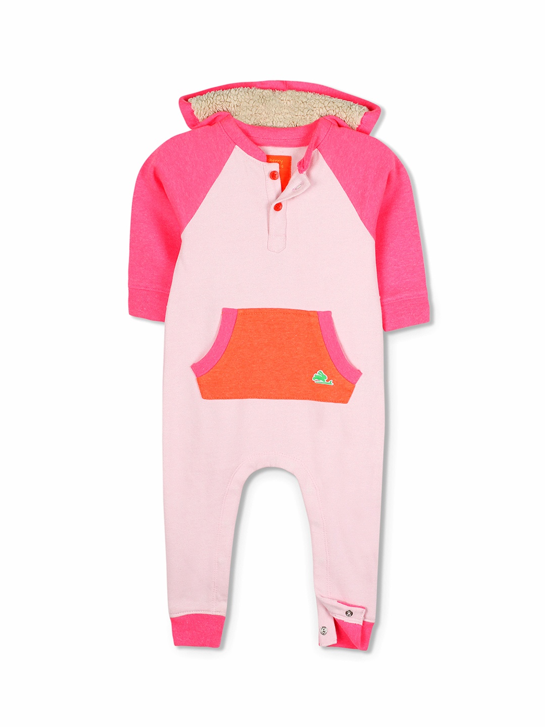 

Cherry Crumble Kids Pink Casual Bodysuit