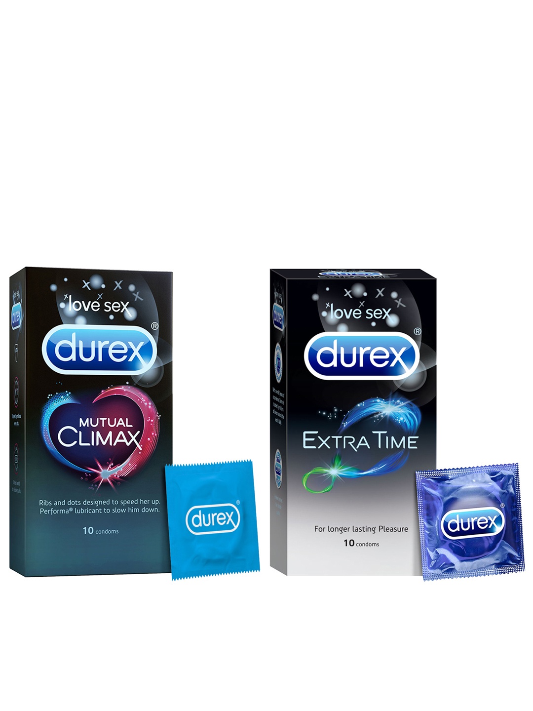 

Durex Pack of 2 Condoms, Black