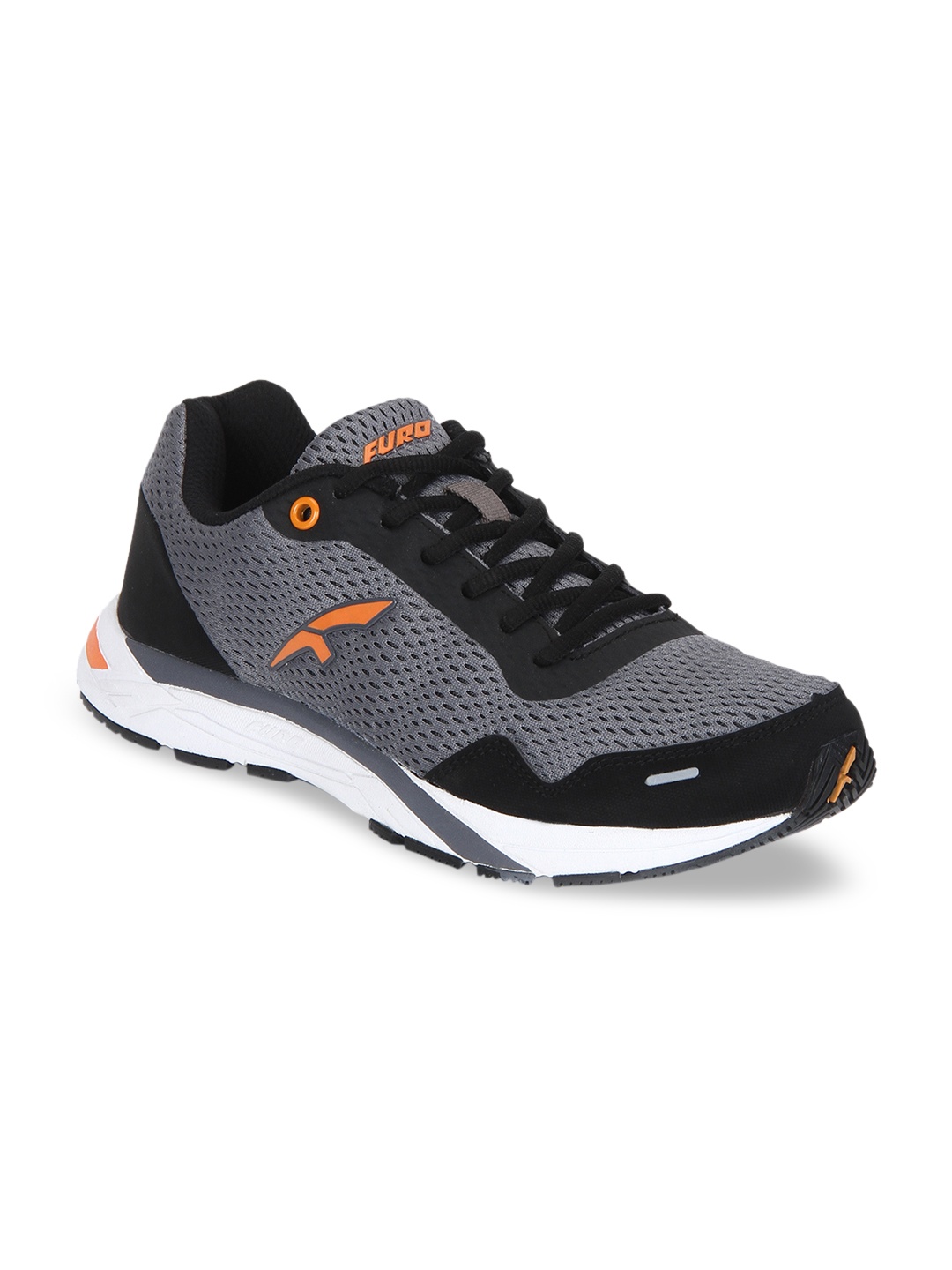

FURO by Red Chief Men Black Mesh Running Shoes