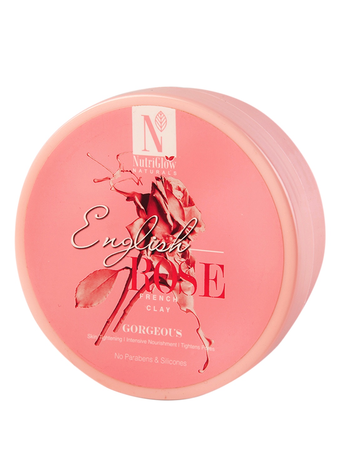 

NutriGlow Naturals Sustainable English Rose French Clay Mask 200 g, Cream