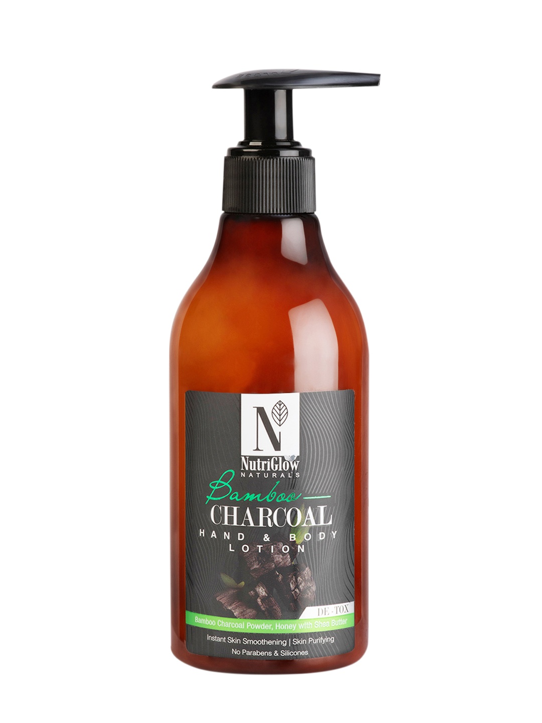 

NutriGlow Naturals Bamboo Charcoal Sustainable Hand Body Lotion 300ml