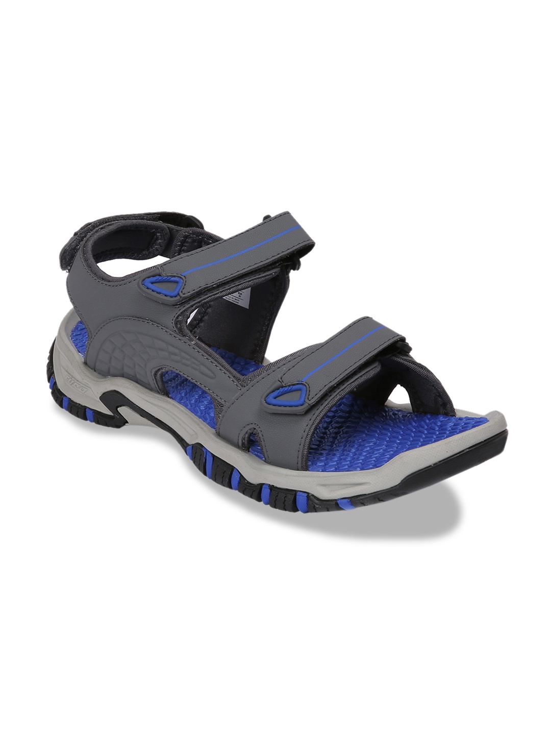 

FURO by Red Chief Men Grey & Blue Sports Sandals