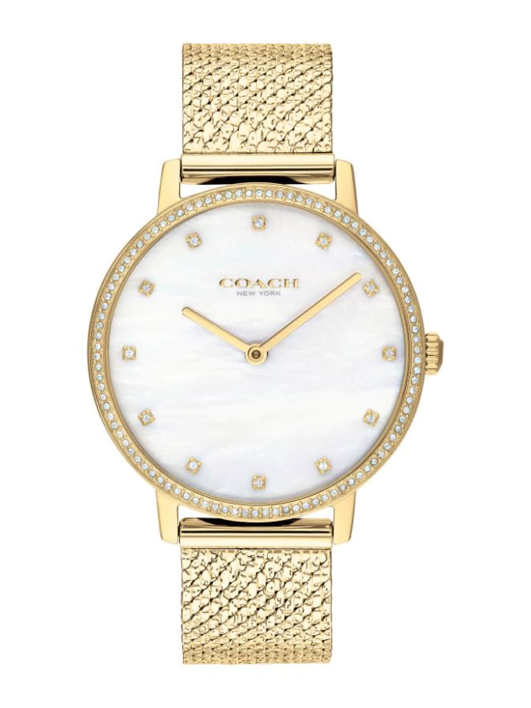 

Coach Women White Analogue Watch CO14503359W