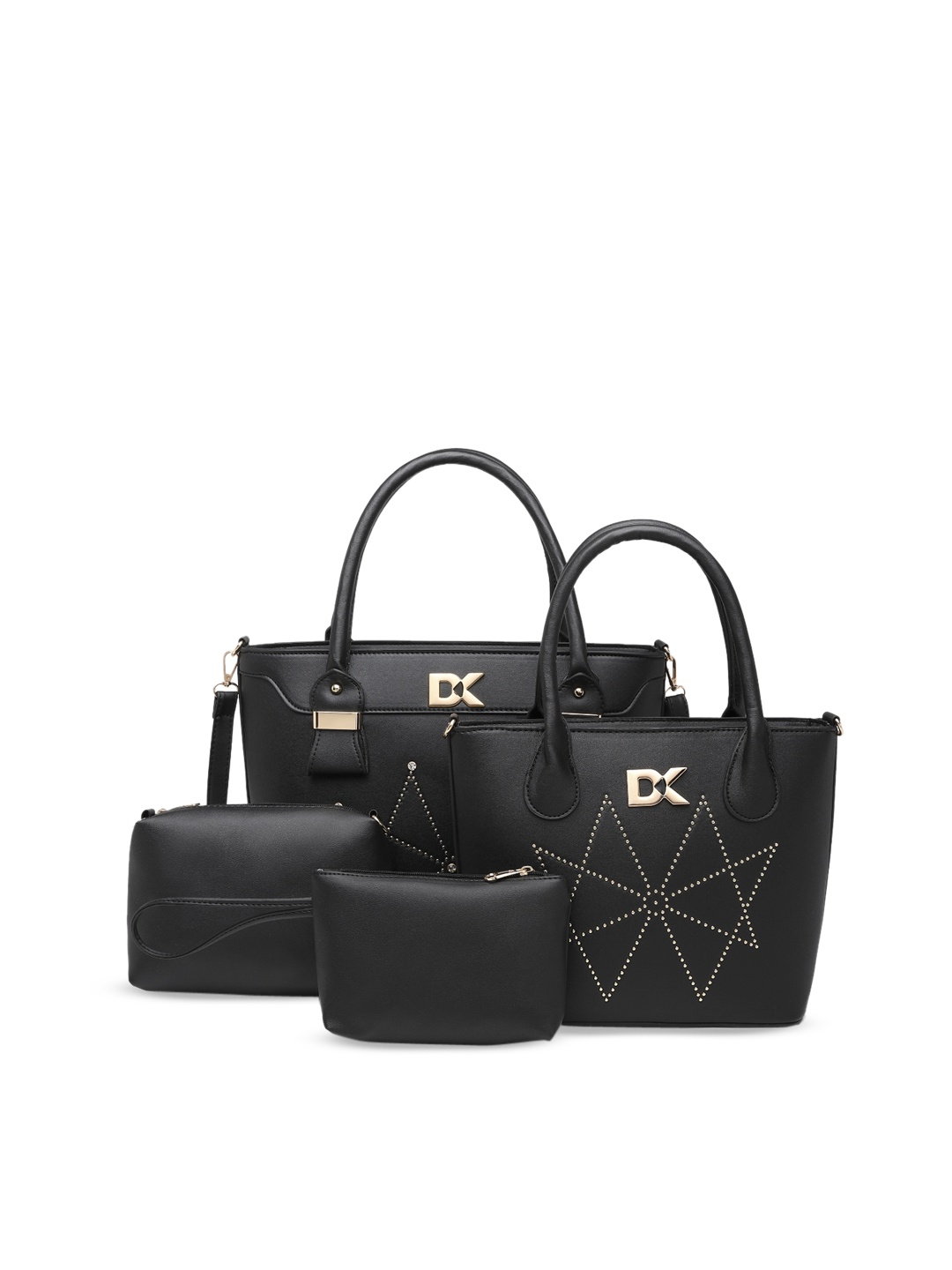 

Diana Korr Black Embellished Handheld Bag