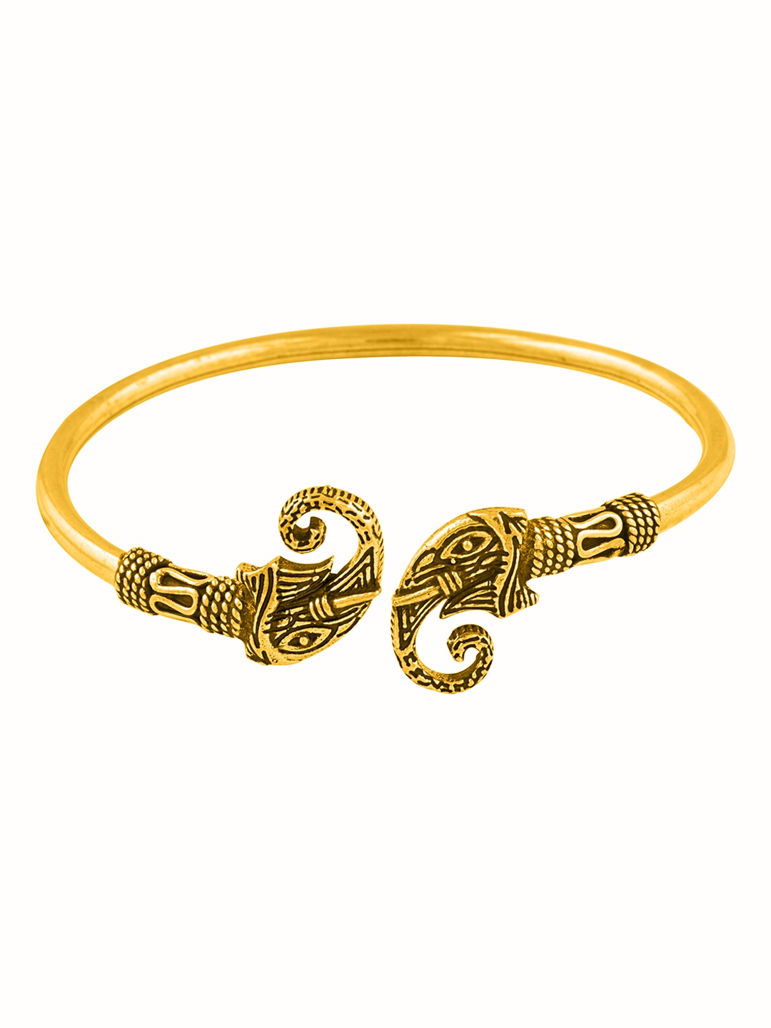 

ahilya 24k Gold-Plated 92.5 Sterling Silver Kada Bracelet