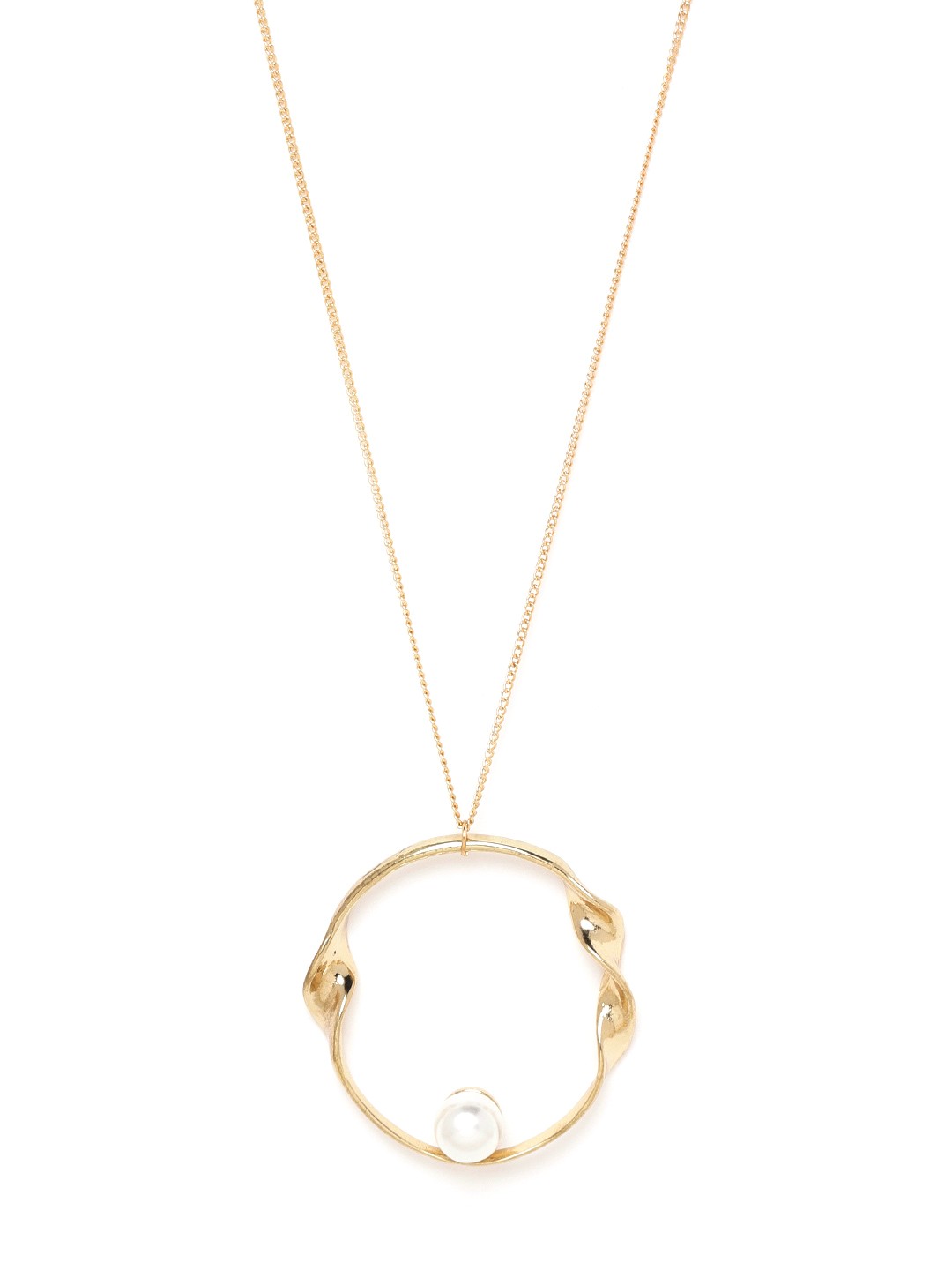 

20Dresses Gold-Toned Beaded Circular Necklace